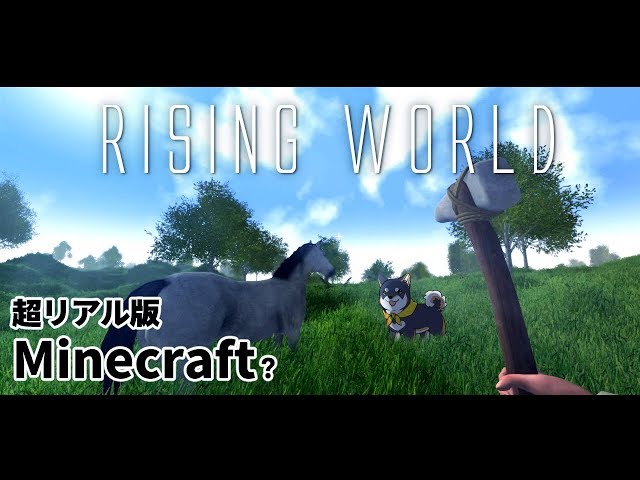 超リアルマイクラ!?【Rising World】をプレイ！のサムネイル