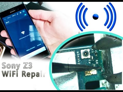 Sony Xperia Z3 (D6603) WiFi not work repair tutorial / Нет подключения Wi-Fi | Selekt