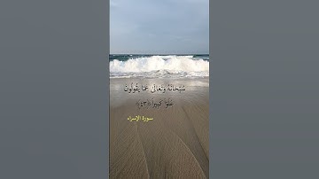 سورة الإسراء ٤٢ - ٤٣