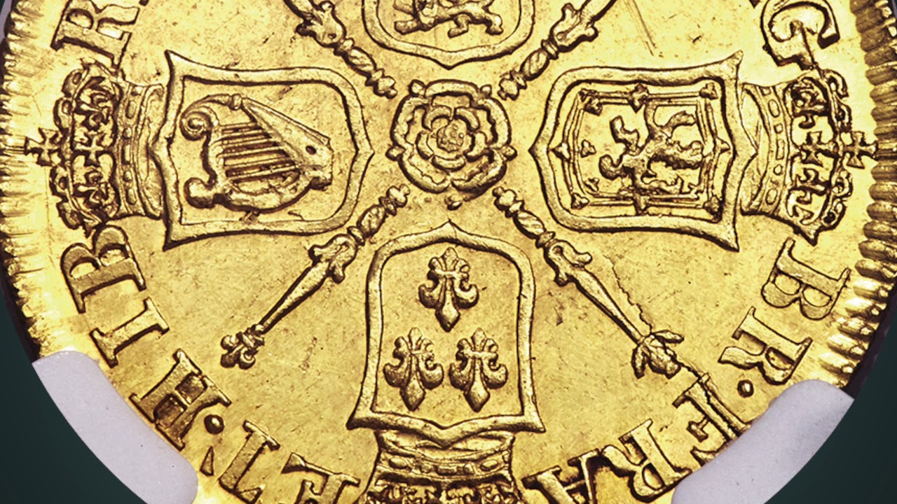 Great Britain: Anne gold Guinea 1706 MS61 NGC, Great Britain