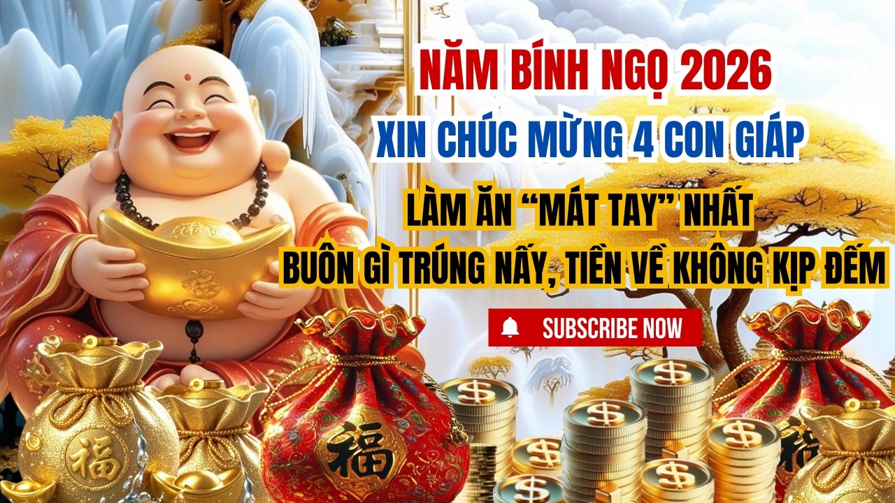 🌟🌟🌟Năm Bính Ngọ 2026: Xin Chúc Mừng 4 Con Giáp Làm Ăn “Mát Tay” Nhất –  Tiền Về Không Kịp Đếm
