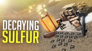 DECAYING BASE REVEALS SULFUR STASH - Rust Survival