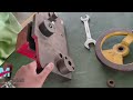 un assemble of lathe machine part name APRON