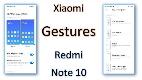 MIUI 12 Enable System Navigation Gestures | Redmi Note 10
