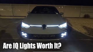 2022 MK8 GTI SE at Night! | IQ Headlights (US Version)