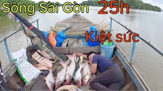 ✅ Xanh mặt khi đụng thủy quái Sông Sài Gòn | 25h thử thách câu cá kiệt sức | DUY FISHING