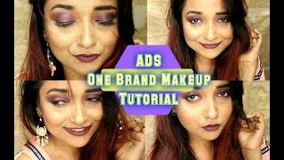 ADS One Brand Party Makeup Tutorial| Monotone Makeup| Affordable Makeup India screenshot 2
