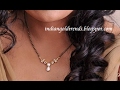 Simple Light Weight Diamond Mangalsutra Designs