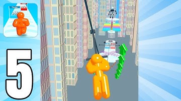 Tall Man Run - Gameplay Walkthrough | All Levels | Part 5 | (Android,iOS)