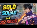 "PUBG Mobile Livik Gameplay🔥 | Solo vs Squad |