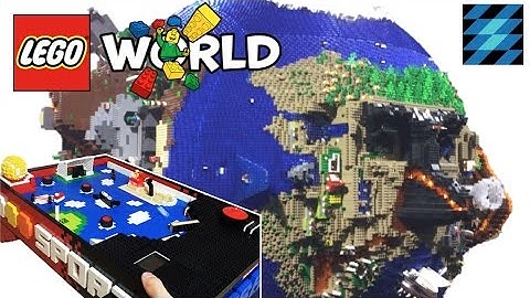 LEGO WORLD 2016! (Public plays on LEGO pinball machine)