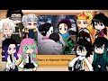 Hashiras react to kamado siblingsdemon slayerknygacha react