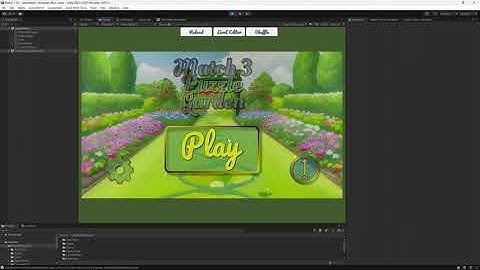 Match 3 Puzzle Garden Demo (Unity)