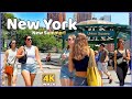 【4K】𝐖𝐀𝐋𝐊 ➜ 𝐌𝐀𝐍𝐇𝐀𝐓𝐓𝐀𝐍 in 𝐒𝐔𝐌𝐌𝐄𝐑 🇺🇸USA🇺🇸  4K video 𝐇𝐃𝐑 WALKING Travel channel !!