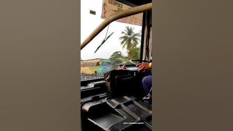 KSRTC BUS DRIVING 🙄 VIDEO | DRIVER PULLS THE BUS GEAR LIVER HARDLY WITH AN ANGER