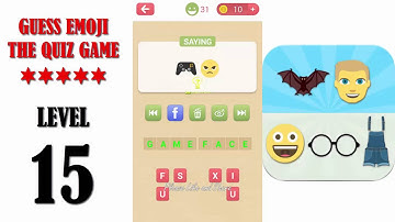 Guess Emoji The Quiz Game Level 15 - All Answers - Walkthrough
