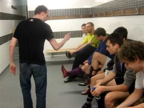 Dr. Whyte gives a guest team talk to the Dirty Faj...