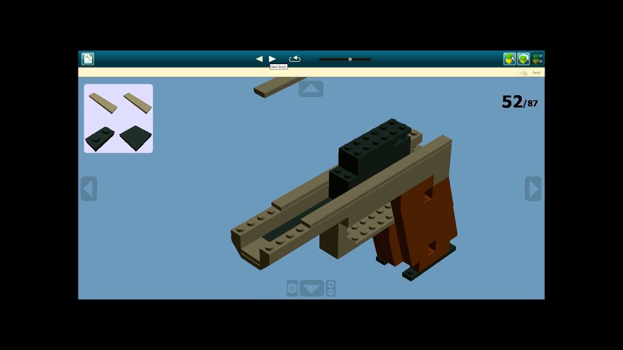 Lego Revolver Tutorial | ldd lego colt m1911 instructions doovi Lego Revolver Tutorial | ldd lego colt m1911 instructions doovi
