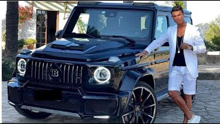 Ronaldo Loves His Luxurious Car The Mercedes G-Wagon Brabus - Vivid Vehicles