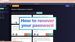How to recover your password on Acaudio screenshot 2