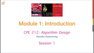 [2021-1] CPE212 [Module-01] Introduction to Algorithm Design Session 1