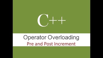 30 | Overloading Increment and Decrement Operators in Prefix form With Return value