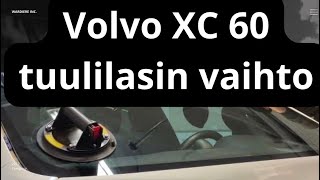 How to replace Volvo XC 60 windshield #volvo #windshieldreplacement #autoglass #automobile