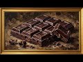 Dark Chocolate Still Life | Gold Frame TV Art | Decadent Kitchen Painting - 2 Scenes