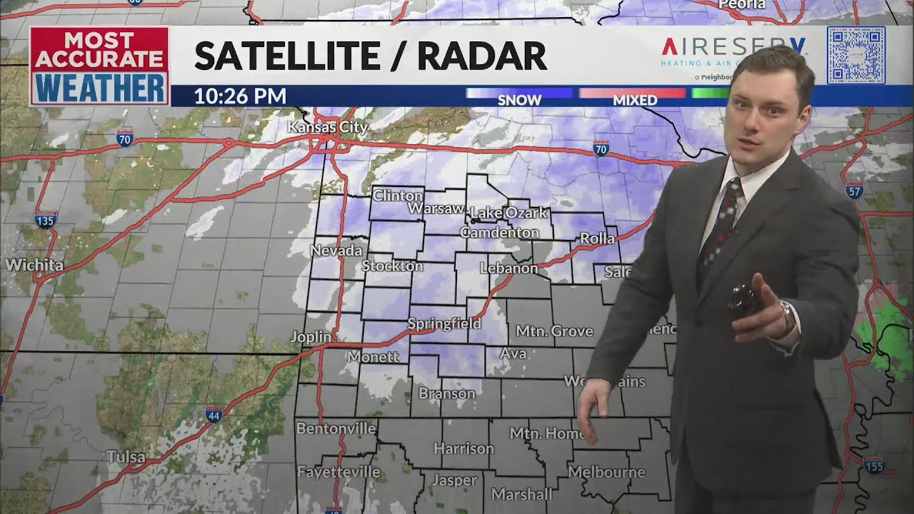 Winter Storm Continues - Latest update on what to expect here - YouTube