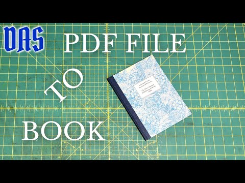 Video: How To Print A Document With A Book