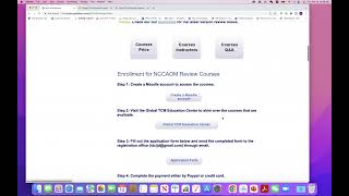 Fall 2022 NCCAOM Licensing Exam Prep Courses - Registration Instruction