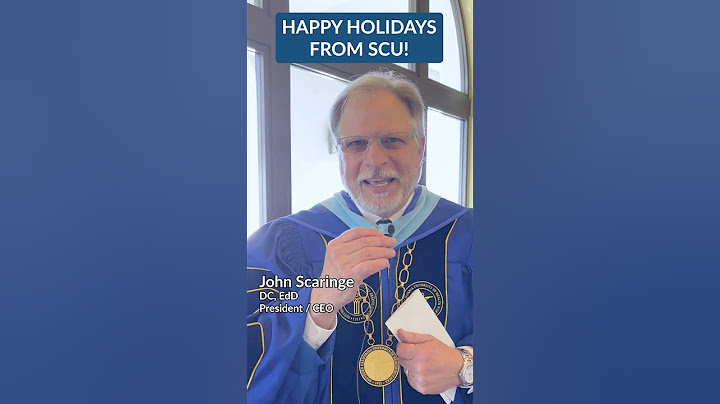 Happy Holidays from SCU!