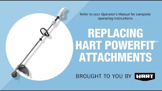Replacing HART PowerFit Attachments