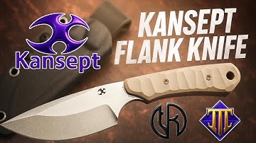 KANSEPT FLANK FIXED BLADE, This EDC Fixie is circling past the competition!