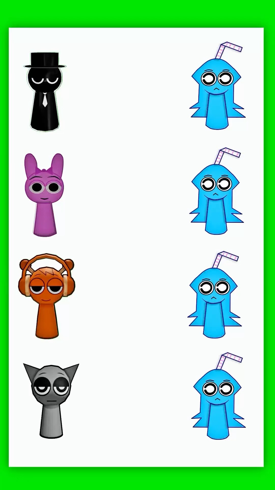 Incredibox Sprunki Connect to Love with Sprunki AQUA