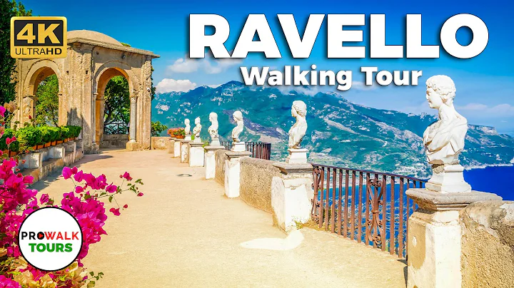 Walking in Ravello & the Villa Cimbrone [4K|60fps] (Binaural Sounds)