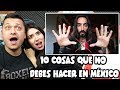 MI NOVIA REACCIONA POR PRIMERA VEZ A VAGABOOM "10 COSAS QUE NO DEBES HACER EN MXICO"