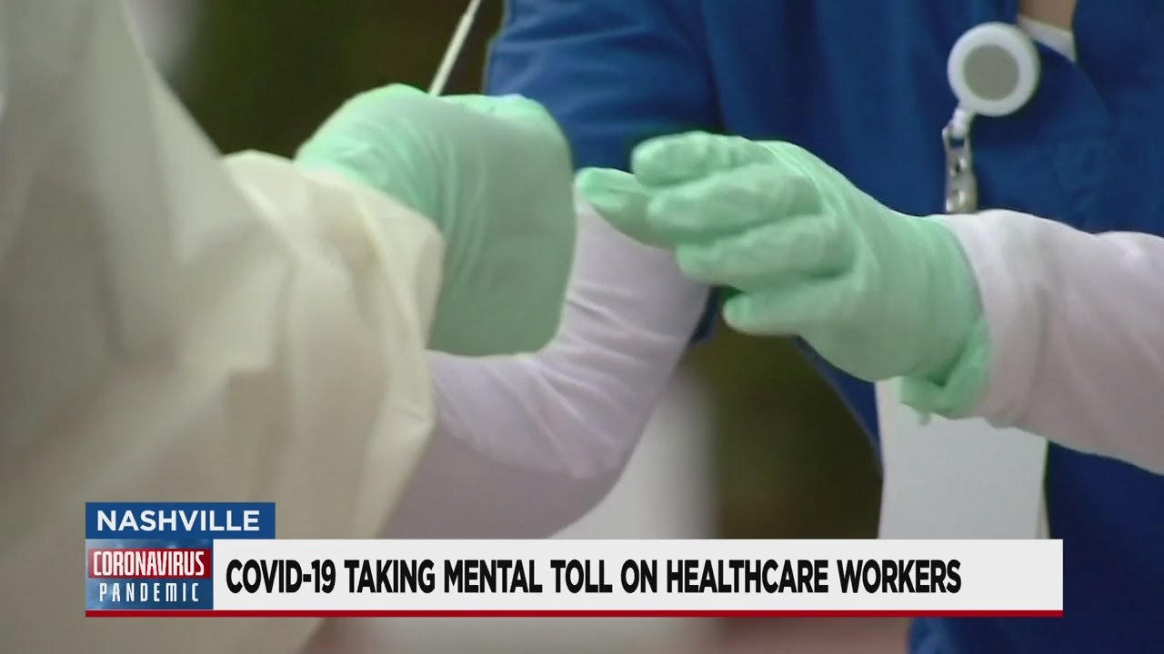 COVID-19 taking mental toll on healthcare workers - YouTube