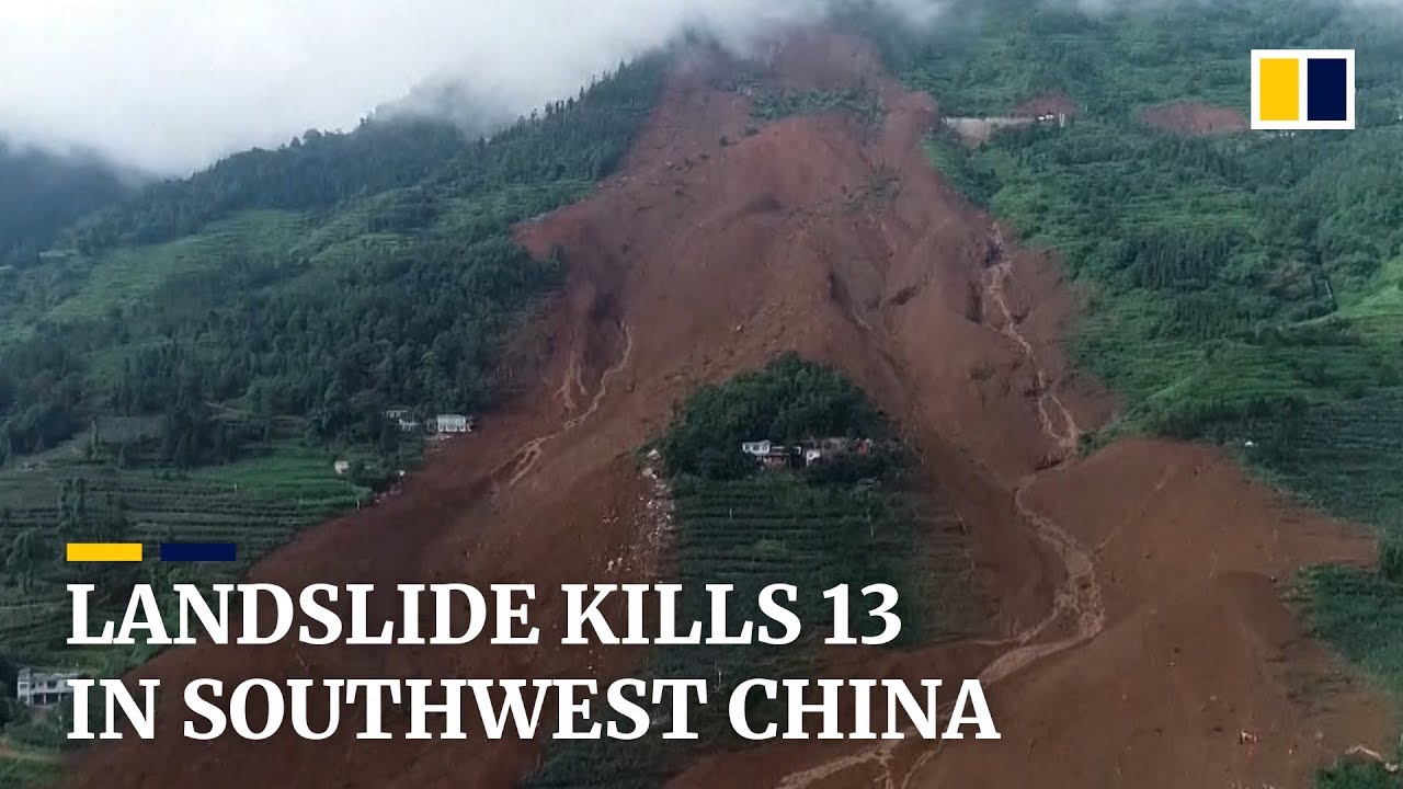 Landslide Kills 13 In Southwest China Youtube