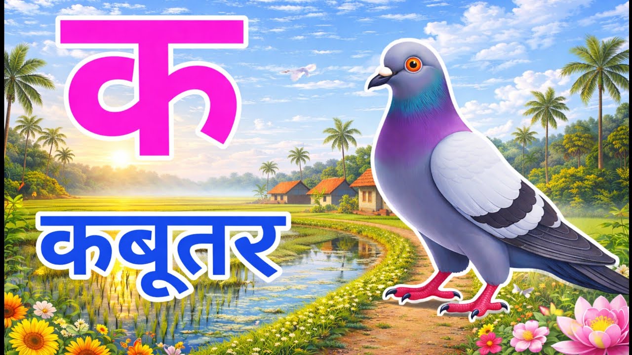 Pila Bhalu sikhayega Hindi Varnmala 🐻📖  Kitab se Gyani tak | Kids Education | क से ज्ञ  Cartoon Mam 