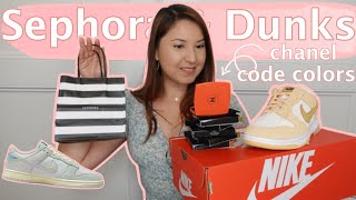 Unboxing: Chanel Code Color Mirrors + Sephora & Dunks | Shoes & Beauty!