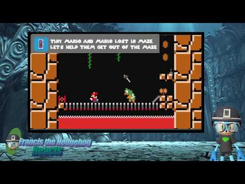 A Tiny Maze! Francis Reacts to Mario Escapes Maze