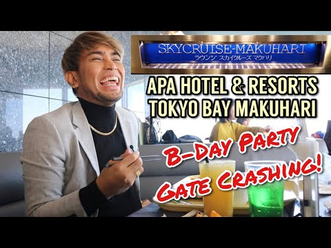 Skycruise Makuhari Apa Hotel and Resorts Tokyo Bay Makuhari Chiba Japan| B-Day Party Gate Crashing