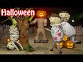 Halloween party in graveyard funny horror story  gulli bulli  make joke of horror