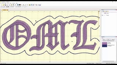 Embrilliance QT:  Stitch Artist 3 Cool Outlines on Letters