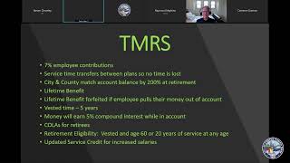 TMRS & TCDRS Retirement Systems Presentation