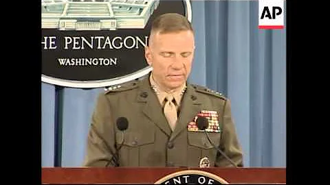 Briefing by Marine Commandment Michael Hagee on Iraq