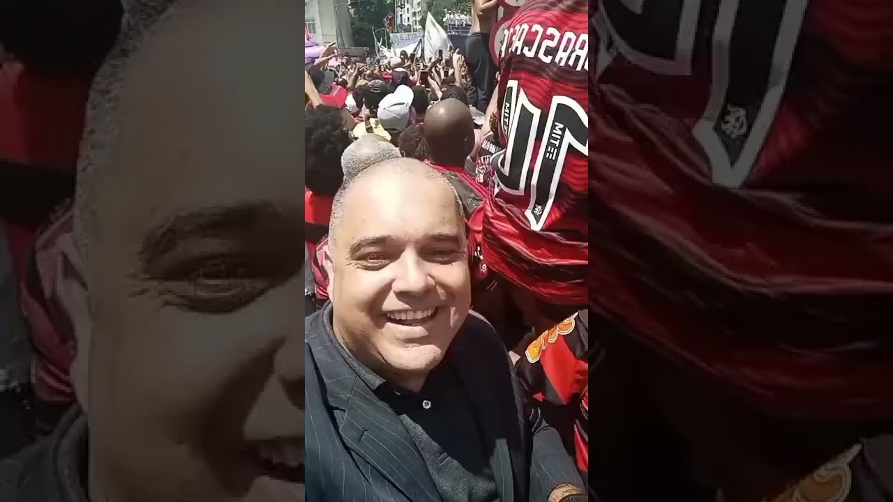 MARCOS BRAZ NO MEIO DA FESTA COM A NAÇÃO! #braz #festa #flamengo #rj #nacao
