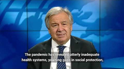 Secretary-General António Guterres message:  Launch of Policy Brief on Universal Health Coverage