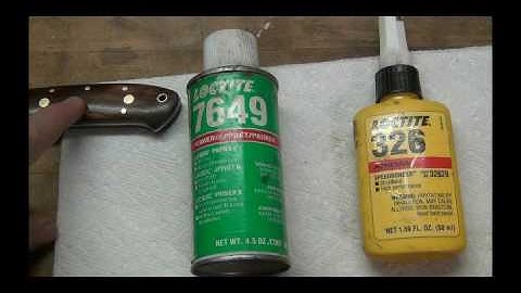 Quick video on knife making epoxy